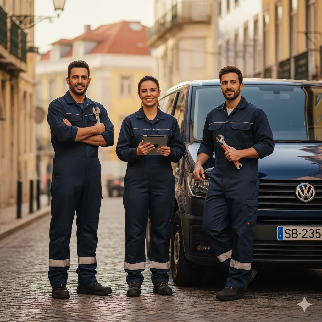 Equipa O Buga Repara a trabalhar